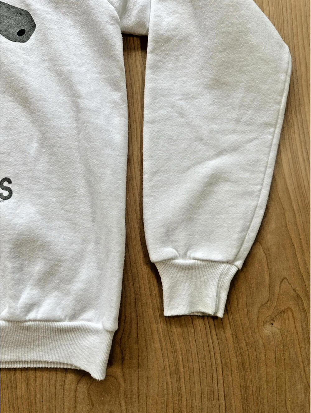 1980's vintage GRAND TETONS national park SWEATSHIRT white MEDIUM moose usa - Picture 7 of 9